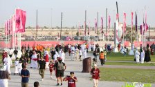 قُبيل انطلاق المونديال وافتتاح كأس العالم قطر 2022.. هكذا بدت الأجواء والزحمة خارج استاد البيت، وفود من العالم أتت للإستمتاع والتشجيع! (صور)