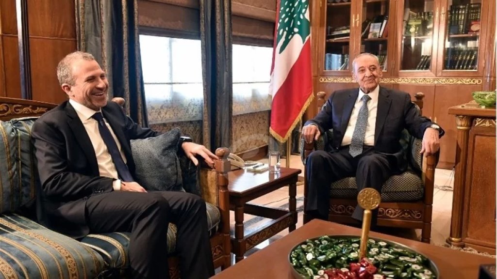 الجمهورية: العلاقة بين الرئيس بري وباسيل الآن في أفضل حال