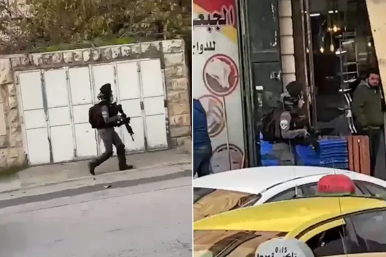 بالفيديو/ "نسيان" مجندة إسرائيلية في بلدة الرام جنوب رام الله وتركها وحيدة!