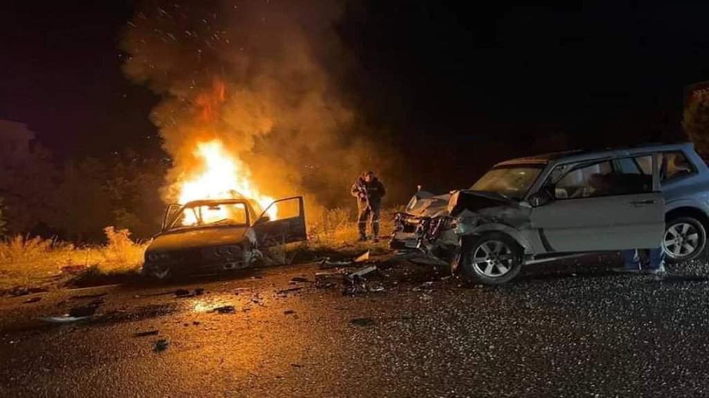 حادث مأساوي في فيطرون يؤدي إلى انفجار سيارة.. ووفاة شابين!