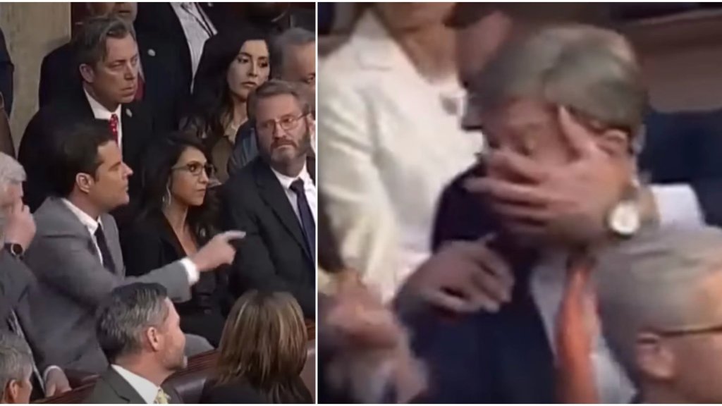 بالفيديو/ "صراخ ومشاجرة".. إجراءات انتخاب رئيس مجلس النواب الأمريكي كادت تتحول لفوضى!