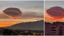 سحابة أخذت شكل جسم غامض في سماء تركيا تذهل الناس وتثير تفاعلًا