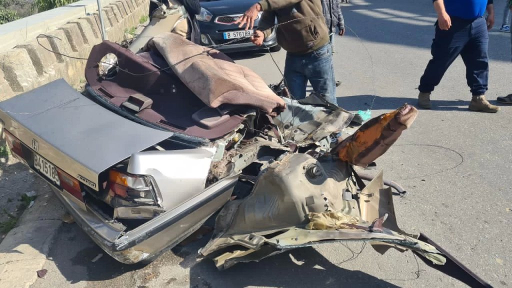 بالصور/ قتيل وثلاثة جرحى جراء حادث سير مروّع في بيت الككو-المتن