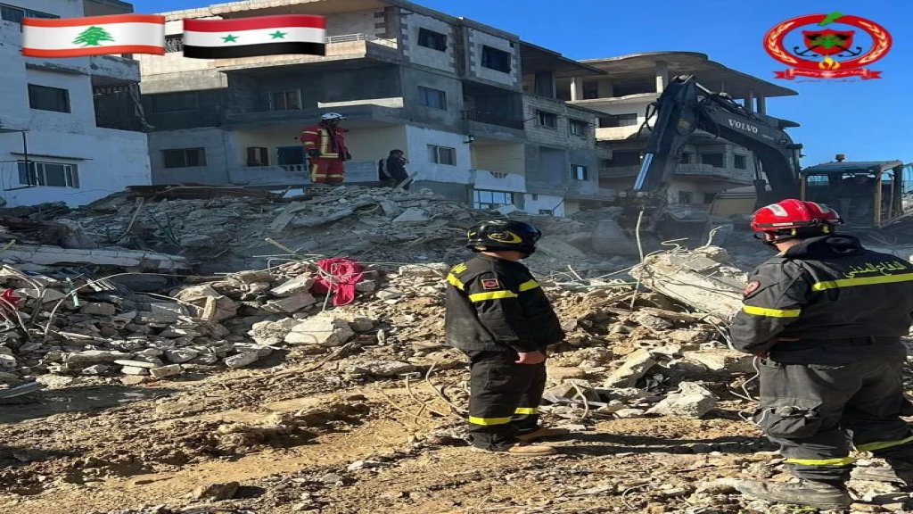 بالصور/ الدفاع المدني اللبناني خلال عمليات الإنقاذ والبحث عن الناجين من الزلزال في سوريا وتركيا اليوم