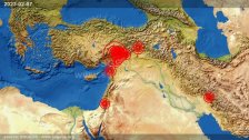 الباحث الجيولوجي الهولندي فرانك هوغربيتس: &quot;تسببت الزلازل الكبيرة وسط تركيا في حدوث تغيير كبير في توزيع الضغط في جميع أنحاء المنطقة، نتج عن ذلك نشاط زلزالي يصل إلى فلسطين.. من الواضح أن المنطقة تعيد موضعة نفسها&quot;