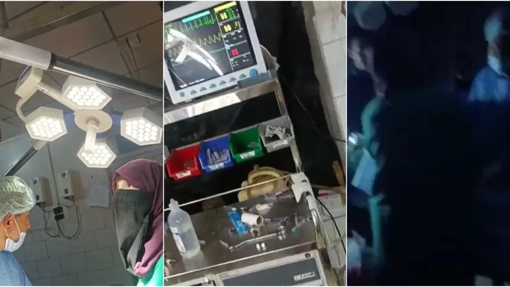 بالفيديو/ فريق طبي باكستاني يواصل إجراء عملية جراحية أثناء الزلزال القوي الذي ضرب البلاد اليوم