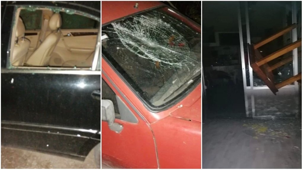 إشكال في منطقة الفوار في زغرتا وتحطيم سيارات وتكسير مقهى!
