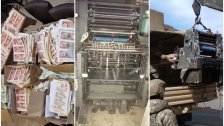 بالصور/ الجيش يدهم منازل مطلوبين ويضبط مصنعًا لتزوير العملة في بلدة بريتال - البقاع