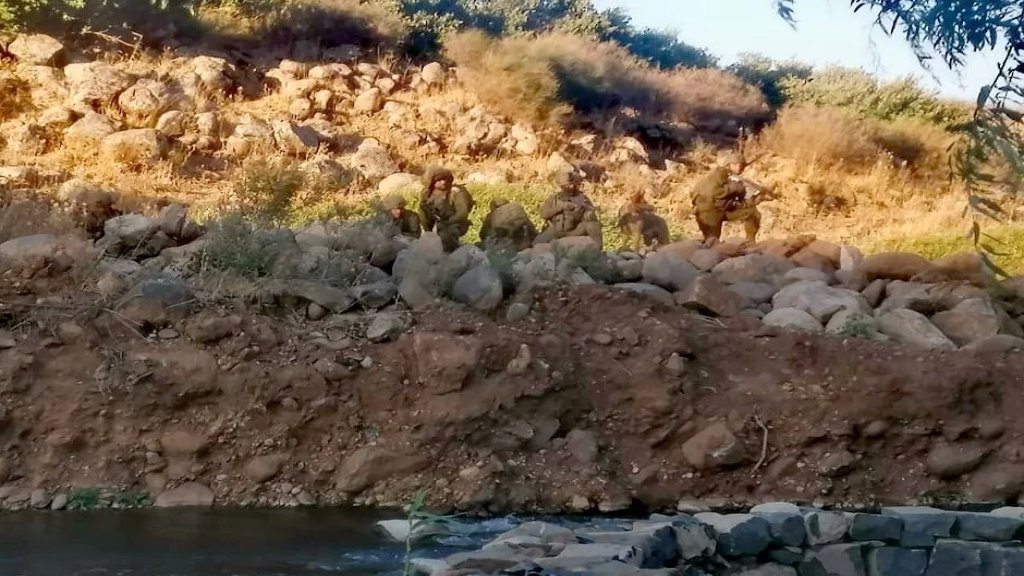 قوة مشاة تابعة للقوات &quot;الإسرائيلية&quot; قوامها نحو ٢٢ عنصرًا وكلب بوليسي اجتازت الشريط التقني عند متنزهات الوزاني