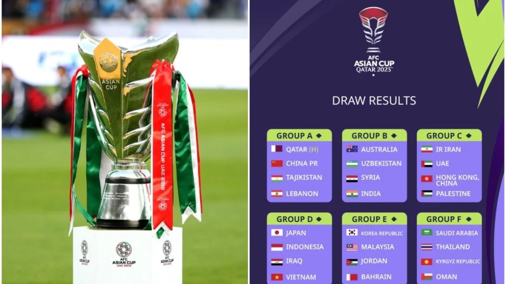 قرعة كأس آسيا 2023 لكرة القدم... لبنان في مجموعة قطر والصين وطاجكستان