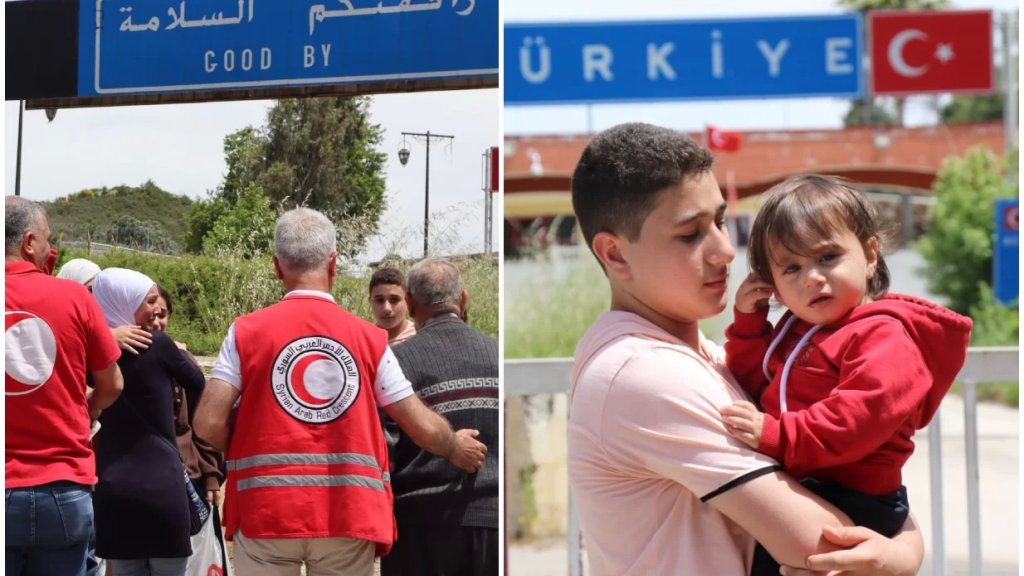 بالصور/ أعمارهم بين 2 و15 عاماً... لم شمل 6 أطفال مع جدهم بعد فقدان والديهم في الزلزال بتركيا 