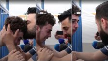 بالفيديو/ في مشهد يفطر القلوب.. شاب سوري يعثر على شقيقه حيا بعد مأساة غرق المركب قبالة السواحل اليونانية