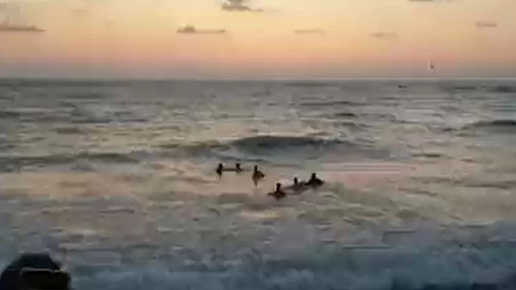إنقاذ سوريين اثنين من الغرق على شاطئ العاقبية والبحث جار عن غريق ثالث