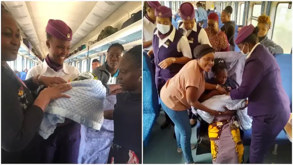 بالصور/ ولادة طفل خلال رحلة قطار سريع في كينيا