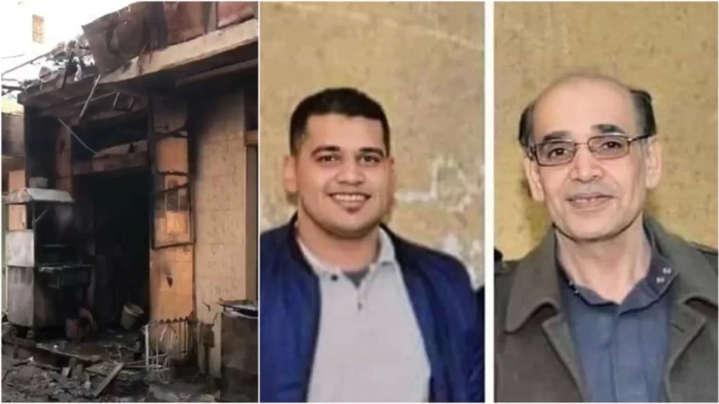 "احتضن والده لحمايته من النار".. نهاية مأساوية لمصري ونجله بعد حريق شب بمطعم صغير