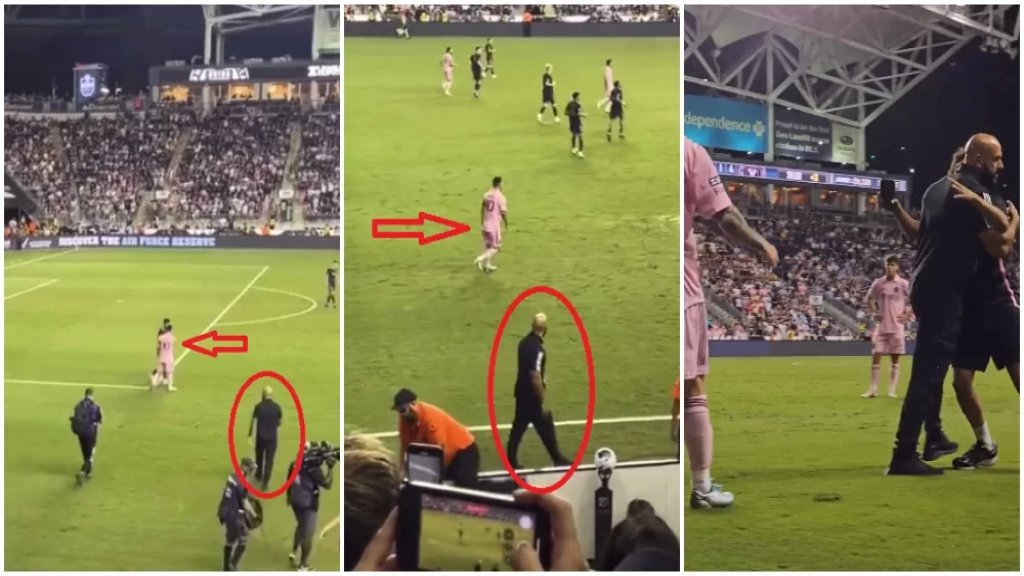 بالفيديو/ ممنوع الإقتراب من ميسي فالحارس لا يرحم!