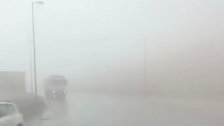 بالفيديو/ من ضهر البيدر.. أمطار وضباب كثيف!