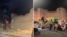 بالفيديو/ انهيار جزئي لأسوار مدينة مراكش التاريخية التي بنيت في القرن الـ12 الميلادي بسبب الزلزال العنيف