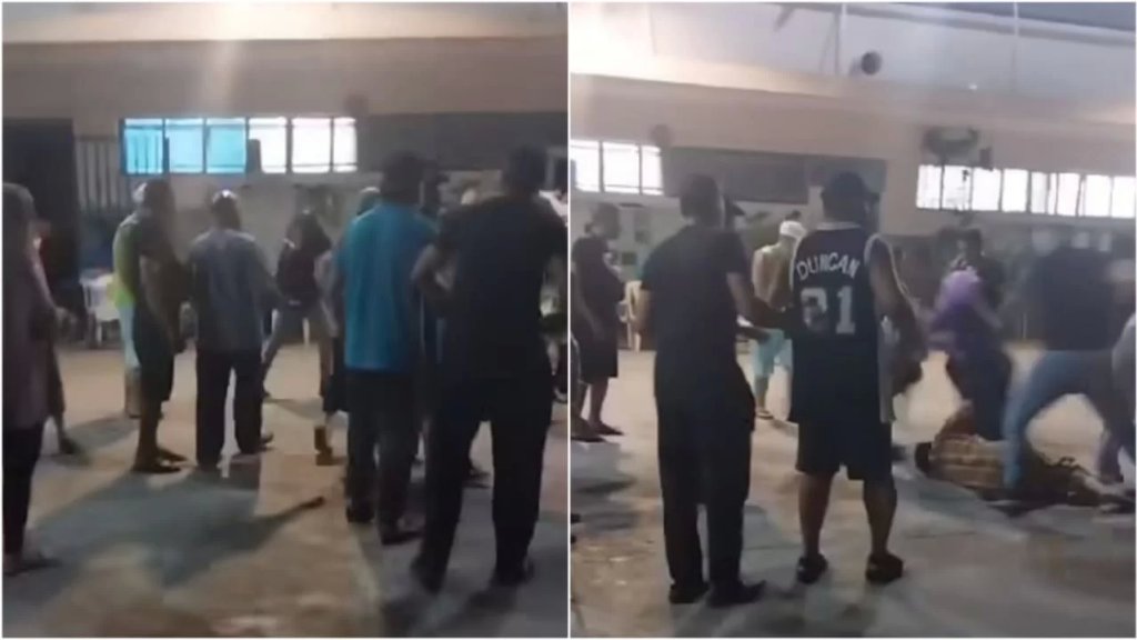 بالفيديو/ عراك وتضارب بين نازحين من مخيم عين الحلوة في مدرسة تابعة للأونروا في صيدا وسقوط جريحان