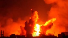 بالفيديو/ طائرات حربية إسرائيلية تشن سلسلة غارات عنيفة على قطاع غزة