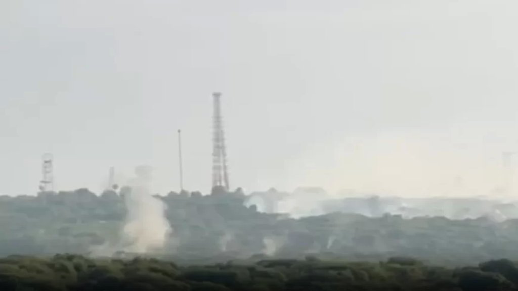 استهدف المنطقة الواقعة بين الناقورة واللبونة بأكثر من ٥٠ قذيفة