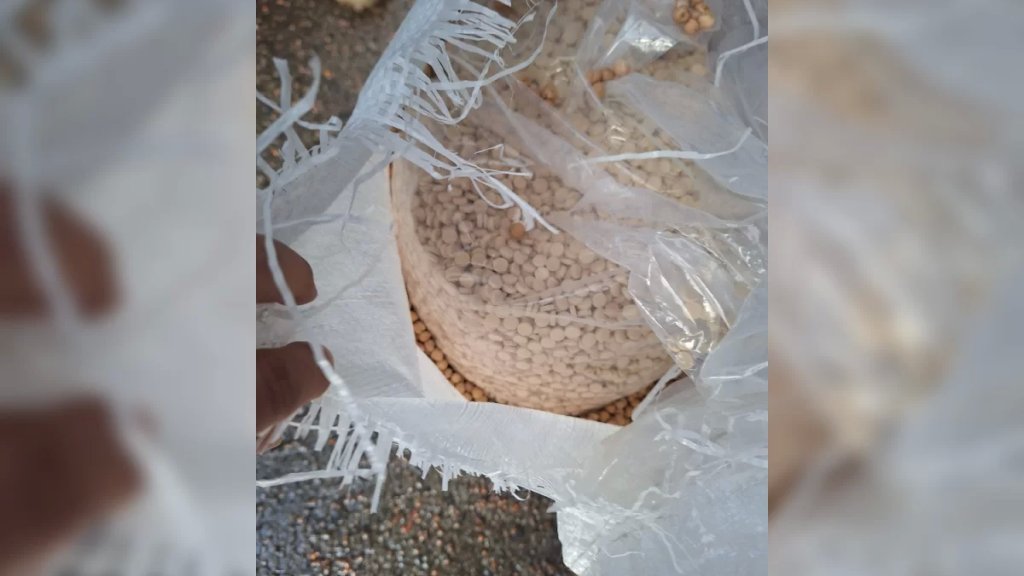 ضبط ٩ مليون حبة كبتاغون معدة للتهريب داخل شحنة أكياس من الحبوب من مرفأ بيروت الى كينيا