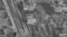 الاحتلال الإسرائيلي ينشر فيديو للغارة التي استهدفت منزلاً في بنت جبيل