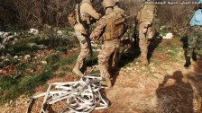بالصور/ الجيش اللبناني يعلن عثوره على خراطيم تُستعمل لضخ مواد حارقة مدها الإحتلال إلى داخل الأراضي اللبنانية