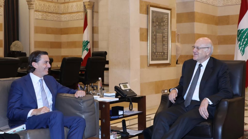 هوكستين دعا الى تهدئة الوضع جنوبًا.. وميقاتي : على أن الاولوية يجب أن تكون لوقف اطلاق النار في غزة ووقف الاعتد|ء|ت الاسرائيلية على لبنان 