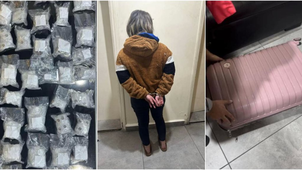بالصور/ خبّأت مخدّرات في حقيبة سفر زهرية!