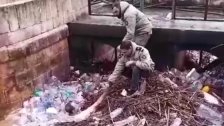بالفيديو/ إنقاذ موظف في مصلحة الليطاني سحبته المياه خلال عملية صيانة في الزرارية