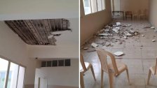 بالصور/ سقوط تسلخات اسمنتية كبيرة من سقف مدرسة رسمية في طرابلس