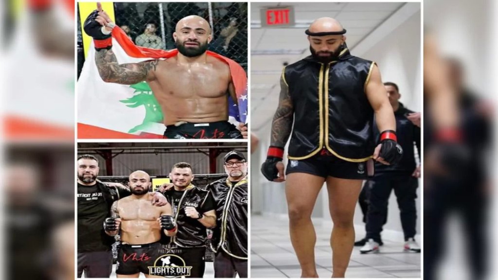 تألق جديد حققه الشاب اللبناني عبد الصغير في ولاية ميشيغان في بطولة MMA