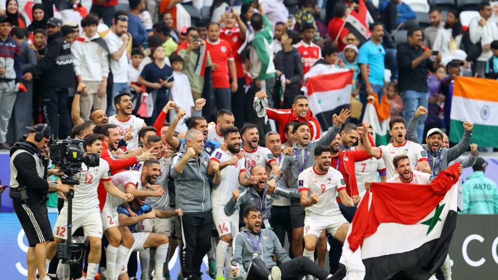 عبور "تاريخي" للمنتخب السوري إلى ثمن نهائي كأس آسيا قطر 2023