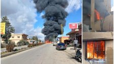 قتيل وجريحة بانفجار صهريج لنقل الغاز في مقنة!