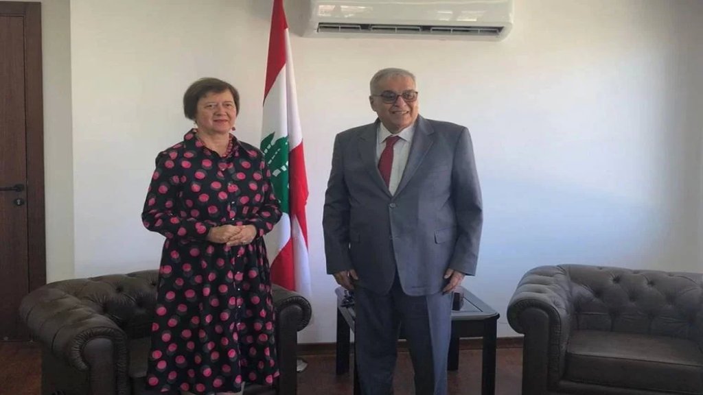 بوحبيب:  نريد سلة متكاملة لتطبيق القرار 1701 تضمن الاستقرار والامن المستدام في الجنوب وانسحاب اسرائيل من كافة المناطق المحتلة وعلى رأسها مزارع شبعا
