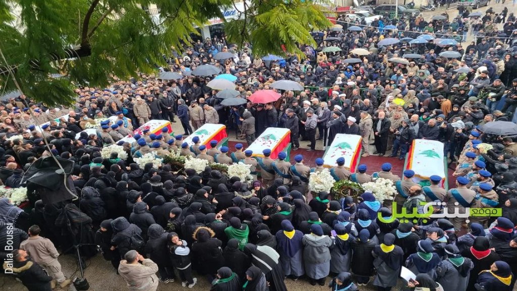 النبطية تودع شهـ.داء المجزرة الإسرائيلية بنداء "لبيك يا جنوب"