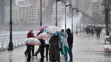 لبنان تحت تأثير المنخفض الجوي المصحوب بكتل هوائية باردة والذي يحمل معه أمطار وثلوج ورياح ناشطة وعواصف رعدية