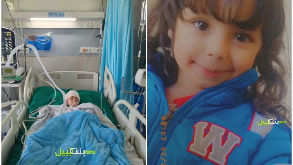 إصابة الطفل علي كساب (6 سنوات) بكسرين ونزيف بالرأس جراء الغارة الإسرائيلية التي استهدفت منزلًا في ياطر