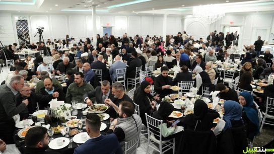أكثر من 1000 شخص حضروا افطار موقع بنت جبيل في قاعة The Summit في ديربورن ميشيغان لمناسبة 21 سنة على تأسيس الموقع