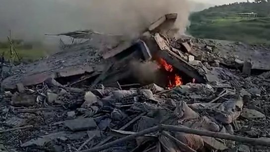 بالفيديو/ آثار الغارة التي استهدفت منزلًا بين شيحين والجبين