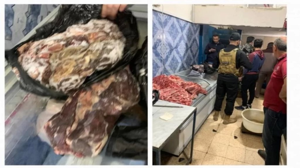 تشميع مستودع في سينيق بعدما ضبط فيه نحو 250 كيلو من اللحوم الفاسدة وتوقيف مديره!