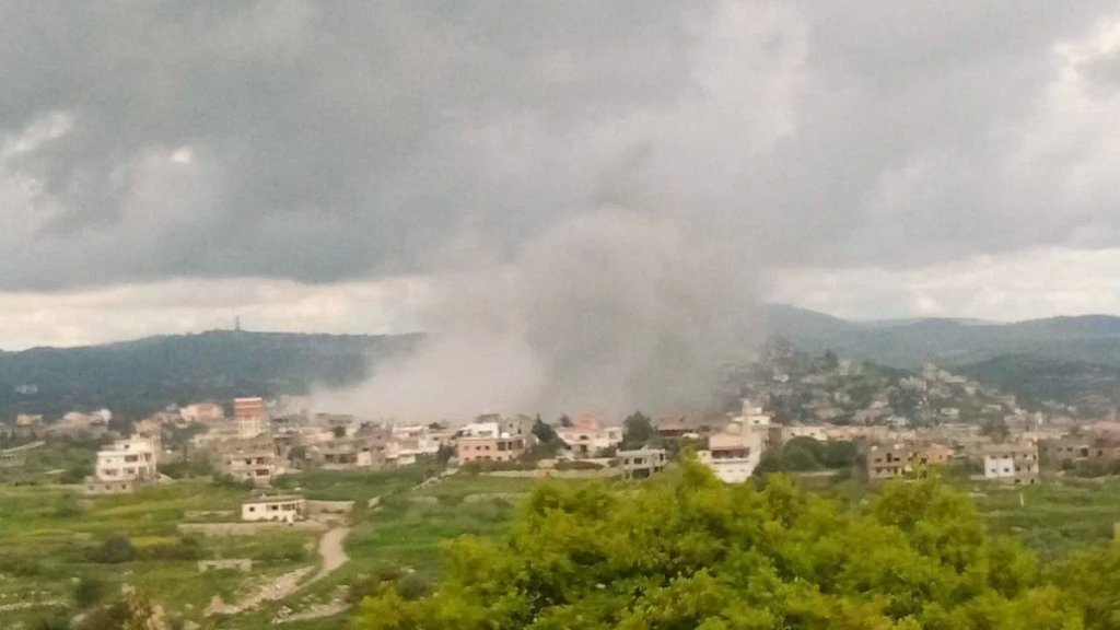 الطيران الحربي الإسرائيلي شنّ غارة جوية بالصواريخ استهدفت بلدة عيتا الشعب
