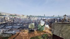  الدفاع المدني أعلن إخماد الحريق الذي أتى على قرابة الـ50 خيمة داخل مخيم للنازحين السوريين في زحلة