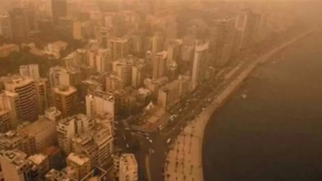 كتل هوائية حارة مع غبار