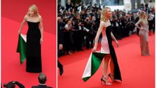 الممثلة الأسترالية كايت بلانشيت تثير غضب &quot;الإسرائيليين&quot; بسبب فستانها في مهرجان كان!