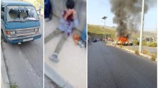 شهـ.يد باستهداف السيارة على طريق كفردجال وجرح 3 طلاب داخل "فان" مدرسي!