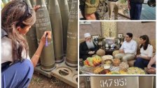 بالصورة/ المرشحة لمنصب نائب الرئيس الأميركي "نيكي هيلي" توقع على القذائف الإسرائيلية عند الحدود مع لبنان: اقضوا عليهم! 