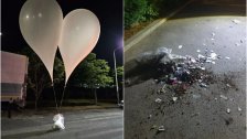 بالصور/ كوريا الشمالية أرسلت بالونات محملة بالقمامة والفضلات إلى كوريا الجنوبية!