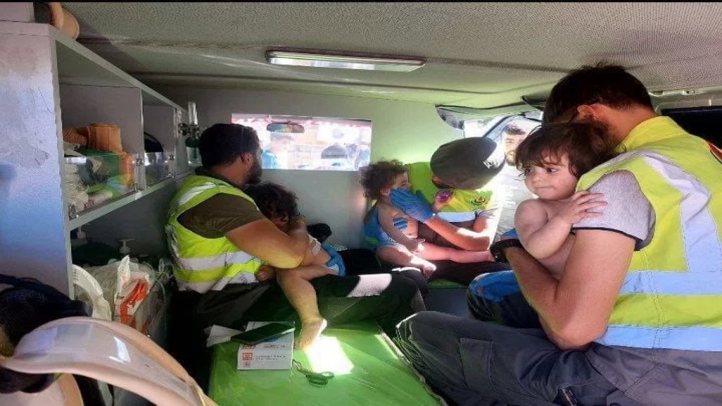 سبع إصابات بالغارة على صديقين.. وأمان الطفولة بين أيدي المسعفين بعد الاعتد.|ء الإسرائيلي!